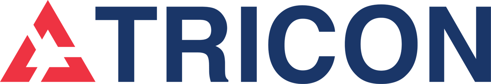 Blue Tricon logo